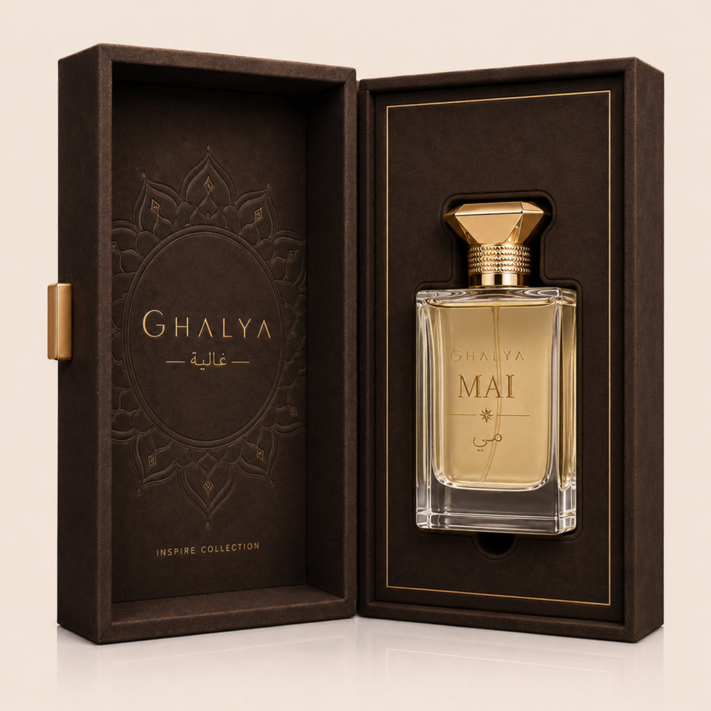 GHALYA MAI eau de parfum bottle, alternate view