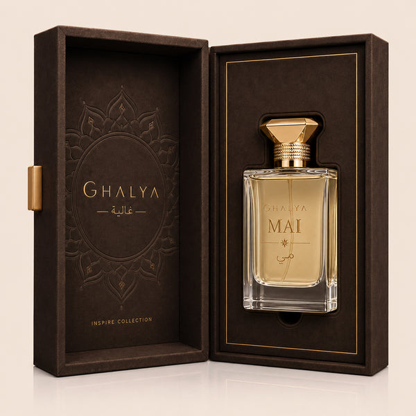 GHALYA MAI eau de parfum bottle, alternate view